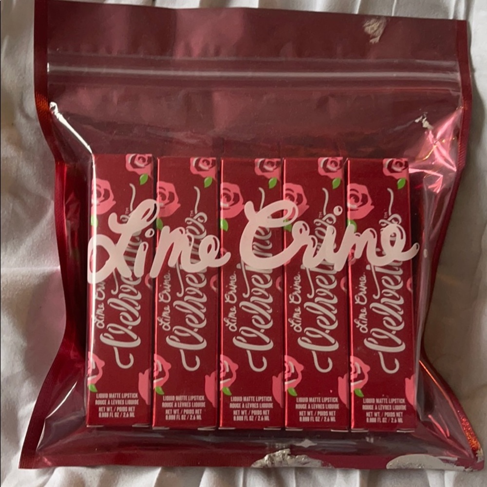 Limecrime set of 5, $100 value